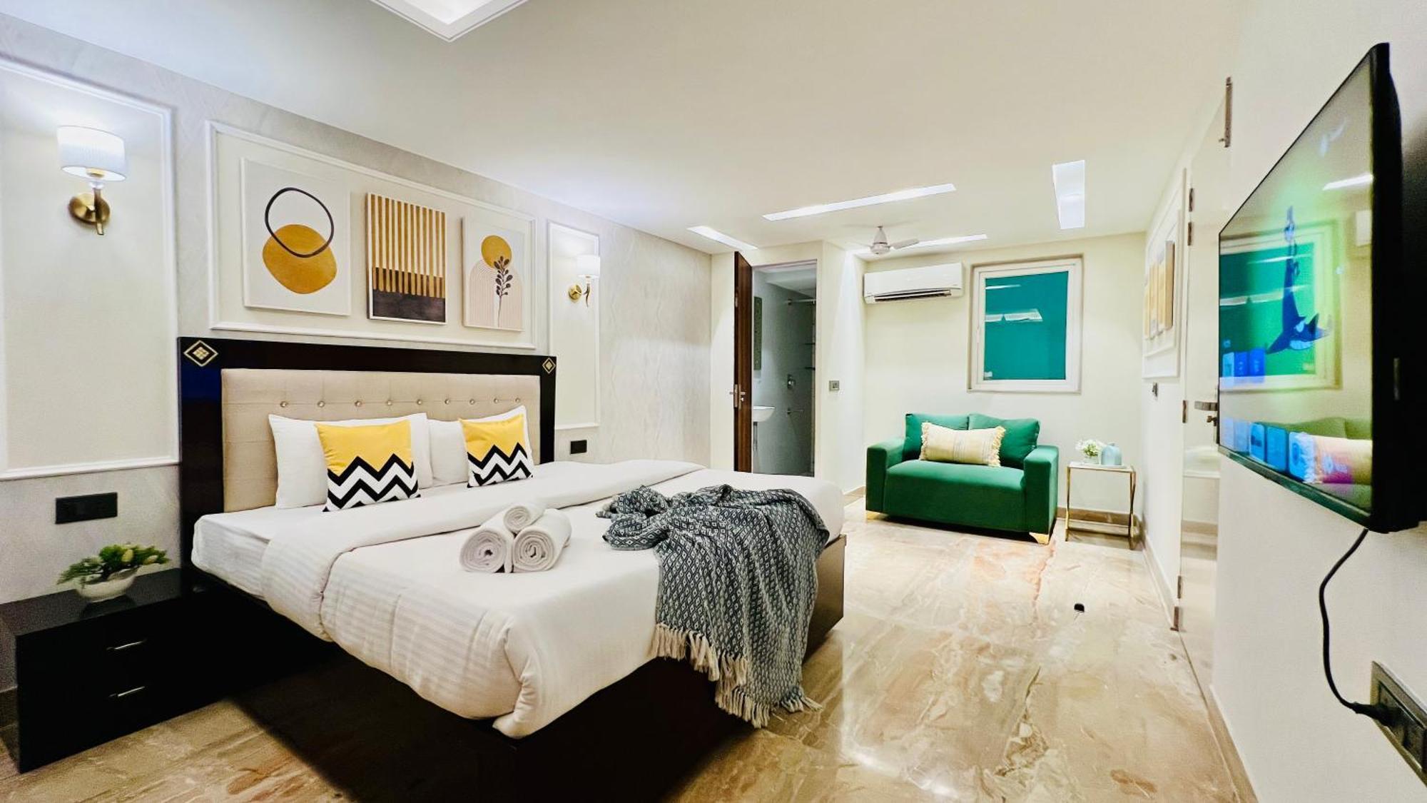 Zen Suites Gurgaon - Luxe Stays Collection Bagian luar foto